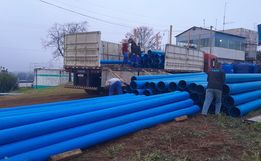 SEMAE recebe 400 metros de tubos para melhorias na rede adutora