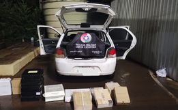 Fiscalização flagra transporte ilegal de vinho na SC-163 em Iporã do Oeste