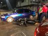 Acidente entre carro e moto deixa jovem ferido em SMOeste