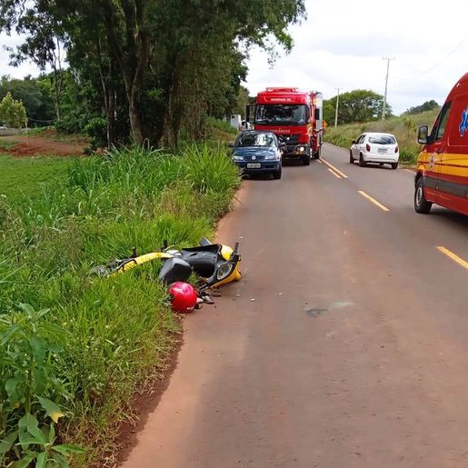 Motociclista fica gravemente ferida em acidente em Princesa