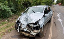 Idoso vítima de acidente na BR-282 morre no Hospital