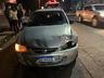 Engavetamento deixa motociclista e caroneira feridos na Willy Barth 