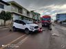 Colisão entre carro e moto deixa idoso ferido em São José do Cedro