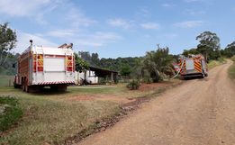Incêndio consome residência no interior de Itapiranga