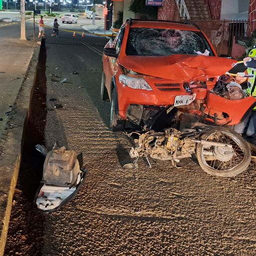 Motociclista fica gravemente ferido em acidente em Itapiranga