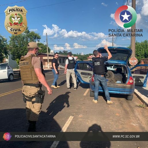 Ladrões fogem após assaltar empresa na BR 282, mas acabam presos pela polícia