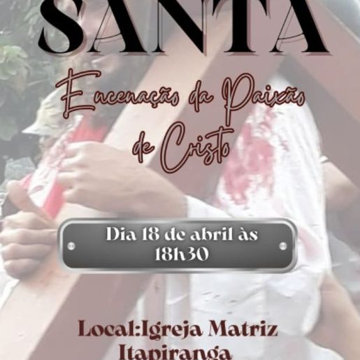 Tudo pronto para encenação de Paixão e Morte de Cristo em Itapiranga 