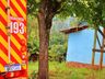 Incêndio destrói residência no interior de São Miguel do Oeste