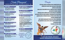 Festa do padroeiro São Miguel Arcanjo terá programação religiosa e festiva em SMOeste