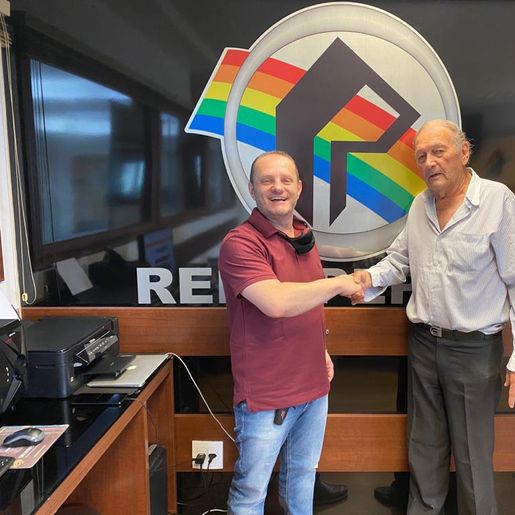 Ex-prefeito de São Miguel do Oeste visita sede da Rádio Peperi