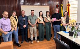 São José do Cedro recebe convite para a Expo Palma Sola 2025