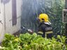 Casa é atingida por incêndio em São Miguel do Oeste; fotos