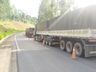 PMRv flagra caminhões transitando com excesso de peso na SC-161