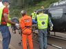 Acidente na SC-160 deixa motociclista gravemente ferido 