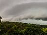 Nuvem ‘Shelf cloud' chama atenção em São Miguel do Oeste