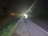 Falta de visibilidade causa saída de pista na BR-163 em SMOeste; Veja