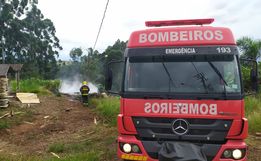 Incêndio em secador mobiliza bombeiros 