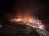 Casa fica totalmente destruída pelo fogo em Anchieta