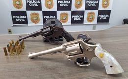 Armas de fogo e munições são apreendidas em Campo Erê 