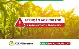 Agricultores de São José do Cedro têm até 30 de maio para retirar Bônus Agrícola
