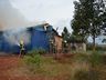 VÍDEO: Casa é destruída por incêndio em Campo Erê 