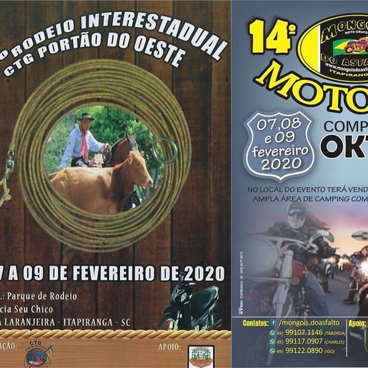 Iniciam hoje as comemorações pelos 66 anos de Itapiranga
