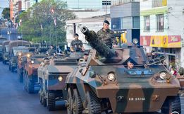 Desfile de 7 de setembro reunirá 250 militares e 30 viaturas do 14º RCMec