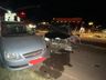 Colisão envolve carros e colheitadeira na SC-496, no interior de Santa Helena