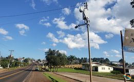 Câmera de videomonitoramento é alterada de local, em Iporã do Oeste