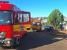 Ciclista fica ferido após acidente com carro no centro de São José do Cedro