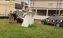 VÍDEO: Preso em Campo Erê é suspeito de vários assaltos na região 