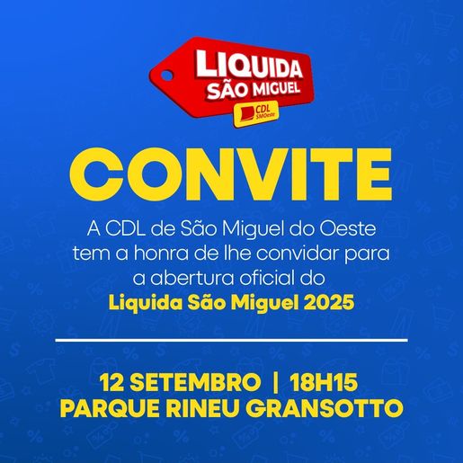 CDL intensifica preparativos para o Liquida São Miguel que começa sexta 