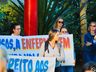 Servidores municipais fazem novo protesto em São Miguel do Oeste