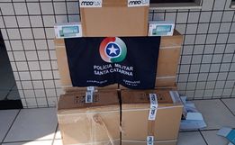 PM apreende mais de R$ 90 mil em produtos contrabandeados