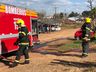 Incêndio em veículo mobiliza bombeiros de Campo Erê
