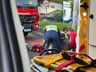 Colisão entre carro e moto deixa um ferido no centro de São Miguel do Oeste