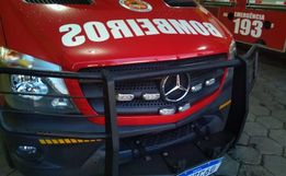 Bombeiros de Itapiranga atendem homem ferido por pedrada na cabeça