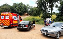 Colisão entre carro e moto na BR-282 em Maravilha deixa mulher ferida