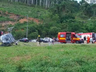 Queda de helicóptero deixa dois feridos em Santa Catarina