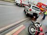 Colisão entre carro e moto deixa homem  gravemente ferido em SMOeste