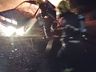 Bombeiros combatem incêndio em veículo no interior de Mondaí
