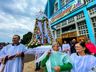 Fiéis acompanham missa de Nossa Senhora do Caravaggio em Guaraciaba