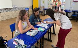 Maioria dos eleitores optaram por votar de manhã no La Salle Peperi