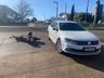 Colisão na Willy Barth deixa motociclista ferido 
