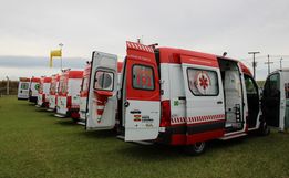 Governo do Estado entrega novas ambulâncias para o SAMU na região 