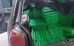 PRF e PMR apreendem mais de 600 Kg de maconha na SC-160