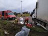 Caminhoneiro fica ferido em grave acidente na BR-282