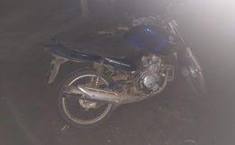 Colisão traseira deixa motociclista ferido na SC-492 em Bandeirante; assista