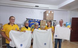 Lions Clube auxilia com materiais o Hospital de Guarujá do Sul