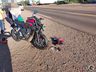 Motociclista fica ferido em colisão entre carro e moto na SC 163, em São João do Oeste